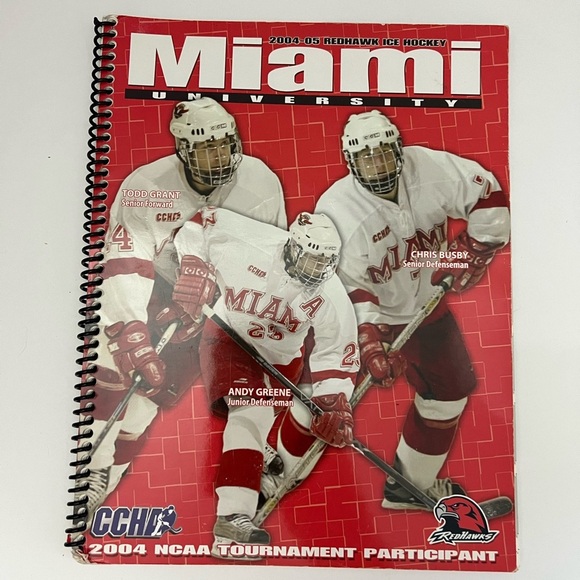 Miami University Hockey Media Guide 2004-2005 Ephemera NCAA memorabilia - Picture 1 of 5